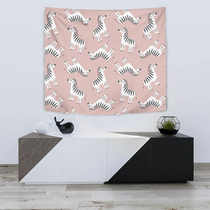 Cute Zebra Pattern Wall Tapestry
