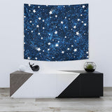 Night Sky Star Pattern Wall Tapestry