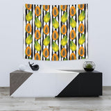Papaya Design Pattern Wall Tapestry