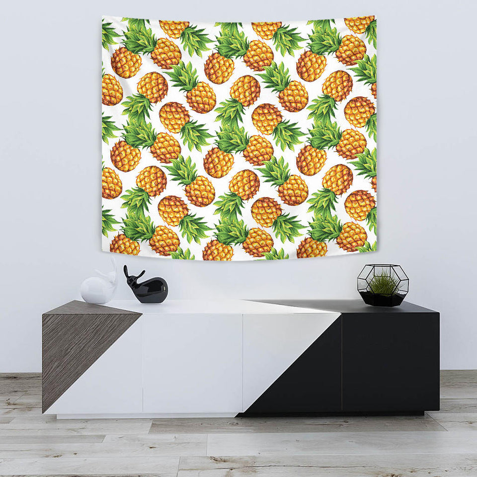 Pineapples Design Pattern Wall Tapestry