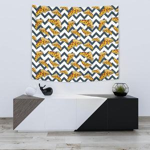 Pizza Design Pattern Wall Tapestry