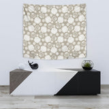 Scallop Shell Pattern Wall Tapestry