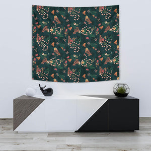 Snake Forest Pattern Wall Tapestry