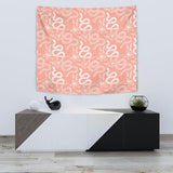 Snake Lilies Flower Pattern Wall Tapestry