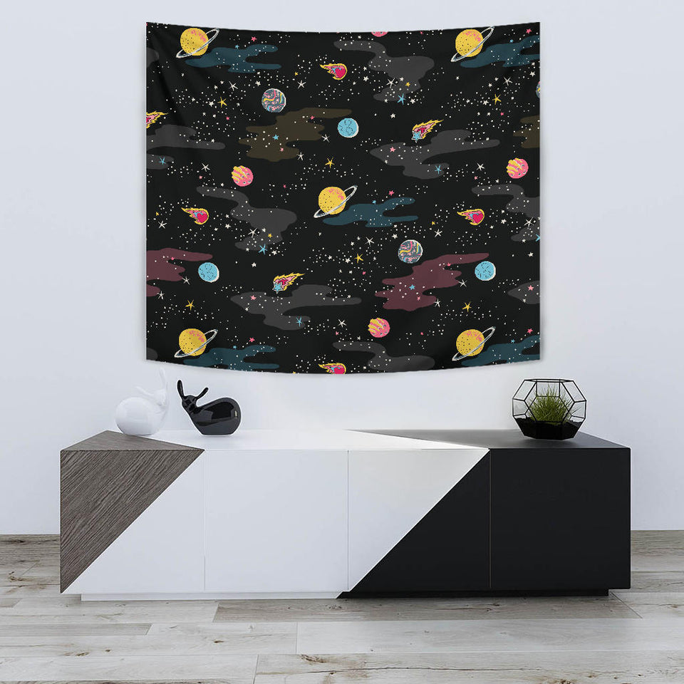 Space Pattern Wall Tapestry