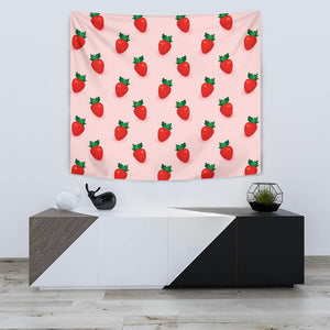 Strawberry Beautiful Pattern Wall Tapestry
