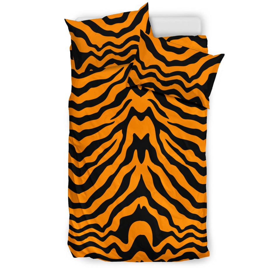 Bengal Tigers Skin Print Pattern  Bedding Set