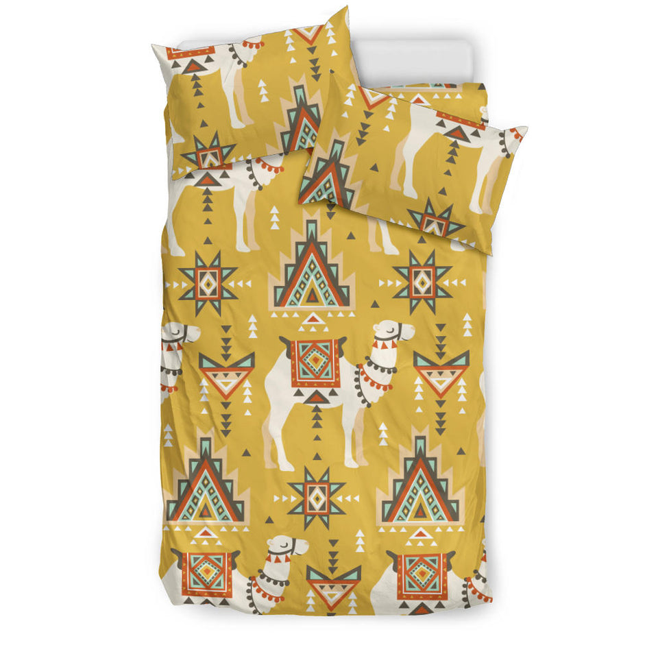 Camels Ethnic Motif Pattern  Bedding Set