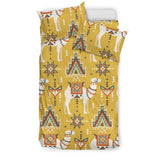 Camels Ethnic Motif Pattern  Bedding Set