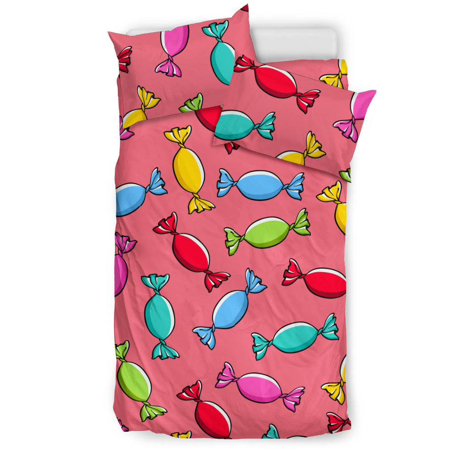 Colorful Wrapped Candy Pattern  Bedding Set