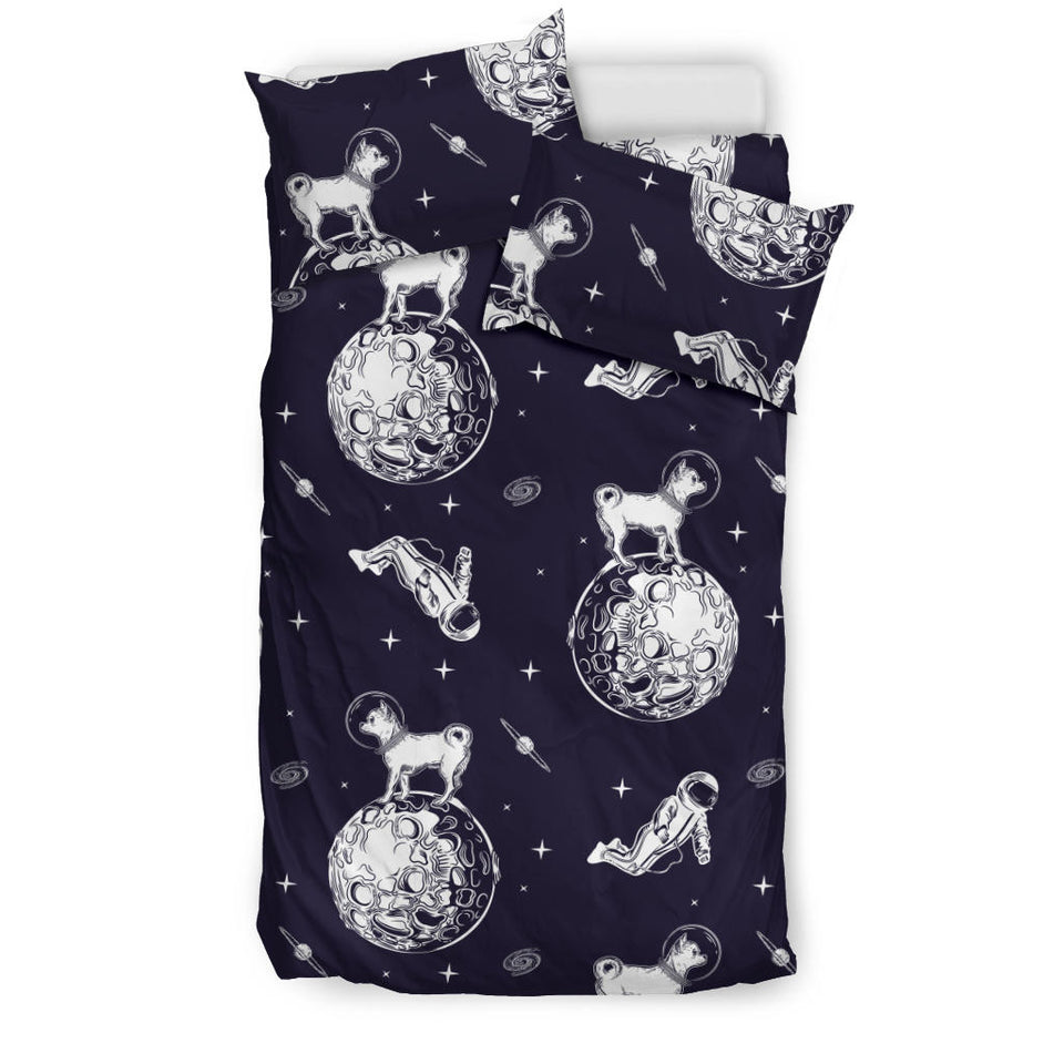 Chihuahua Space Helmet Astronaut Pattern Bedding Set