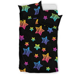 Colorful Star Pattern Bedding Set