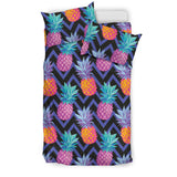 Pineapples Pattern Zigzag Background Bedding Set