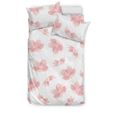 Pink Sakura Cherry Blossom Pattern Bedding Set