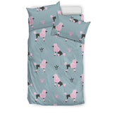 Poodle Dog Pattern Bedding Set
