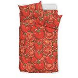 Red Tomato Pattern Bedding Set