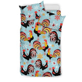 Rooster Chicken Cock Snowfalke Bedding Set