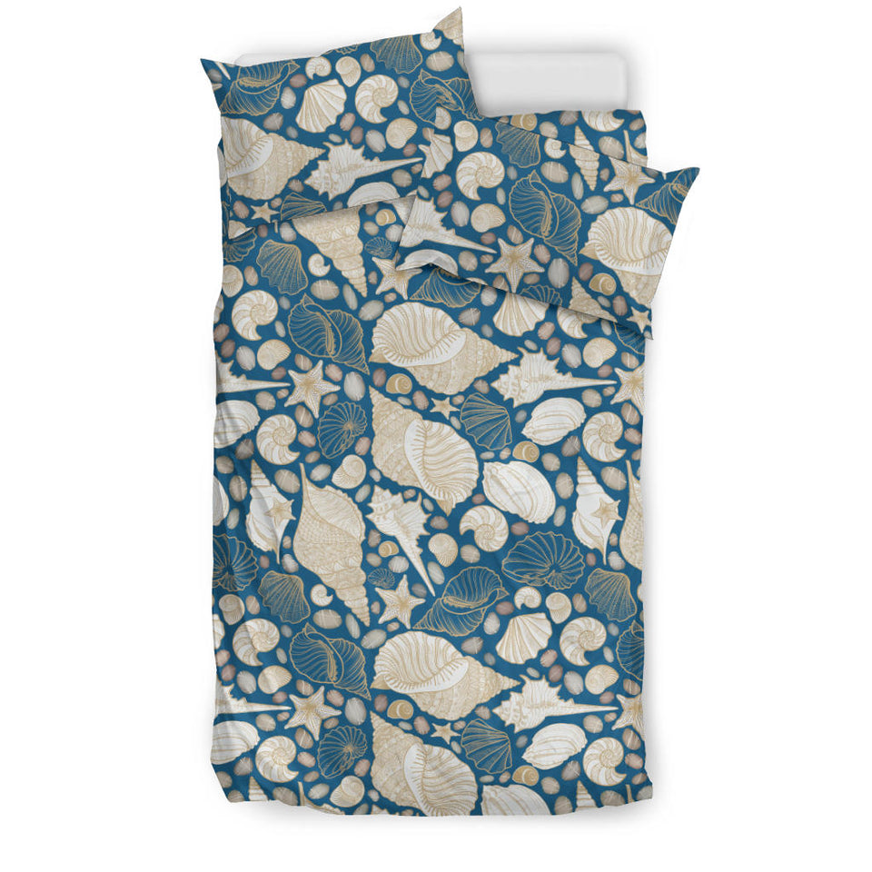 Shell Polynesian Tribal Design Pattern Bedding Set