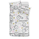 Siberian Husky Design Pattern Bedding Set