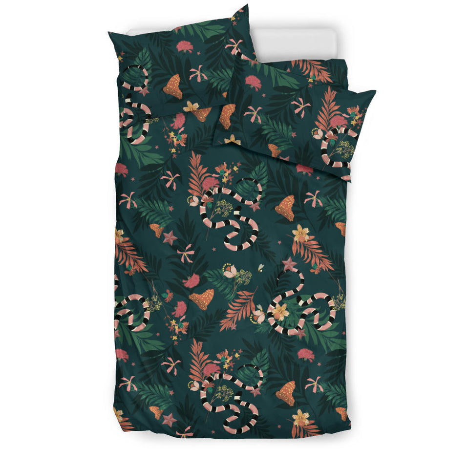 Snake Forest Pattern Bedding Set