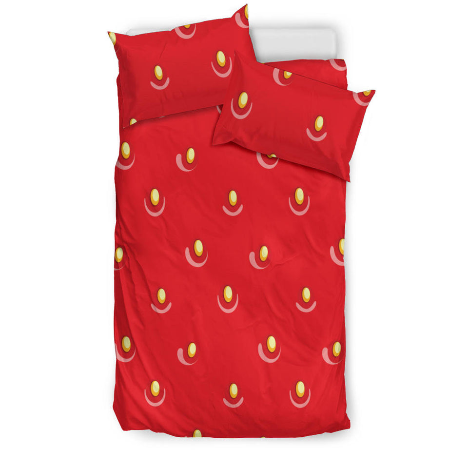 Strawberry Texture Skin Pattern Bedding Set.
