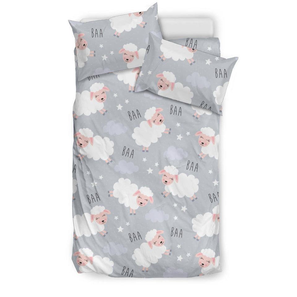 Sweet Dreams Sheep Pattern Bedding Set