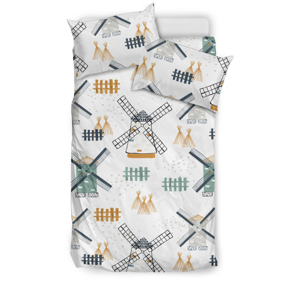 Windmill Pattern Bedding Set