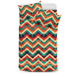 Zigzag  Chevron Colorful Pattern Bedding Set