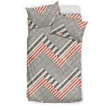 Zigzag Chevron Striped Pattern Bedding Set