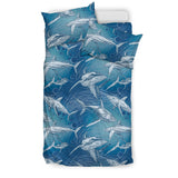 Shark Hand Drawn Bedding Set