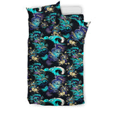 Dragon Sea Wave Pattern Bedding Set