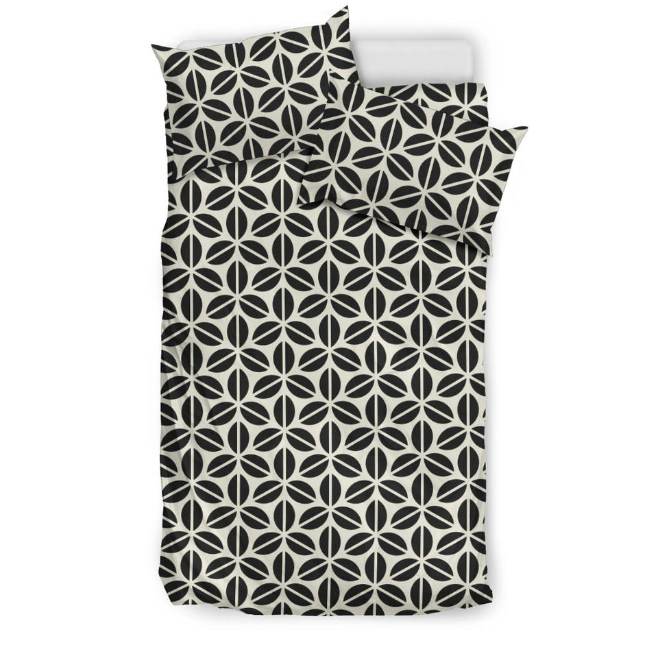 Coffee Bean Abstract Modern Pattern Bedding Set
