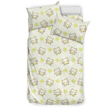 Cute Cartoon Frog Baby Pattern Bedding Set