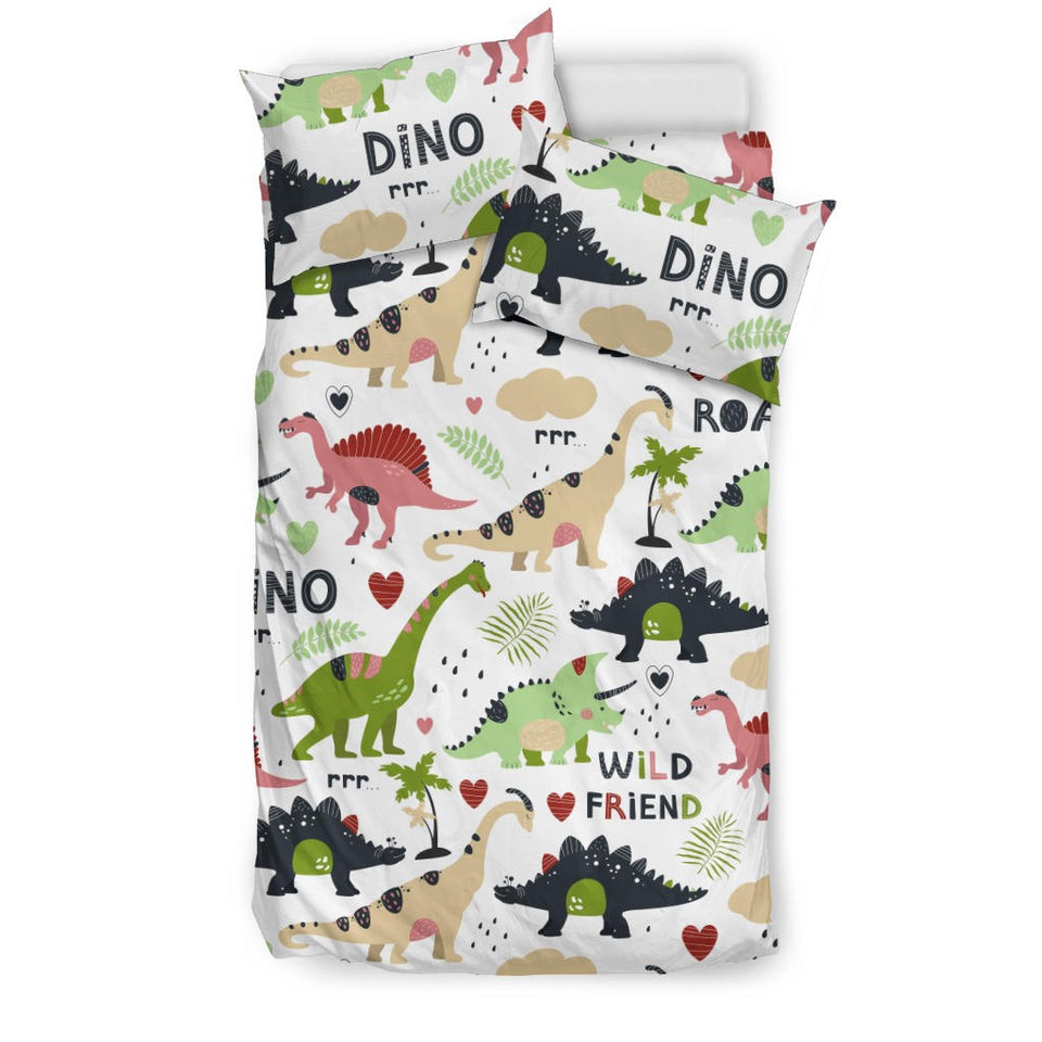 Cute Dinosaurs Pattern Bedding Set