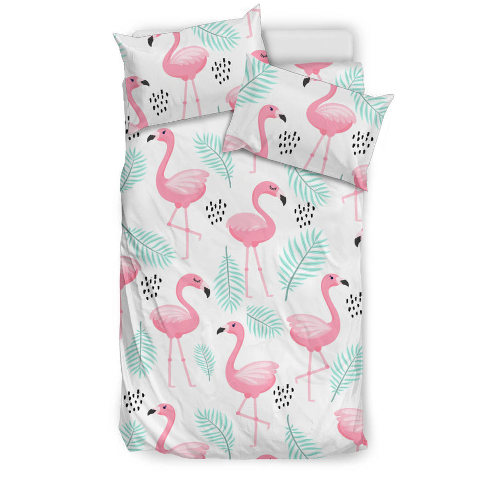 Cute Flamingo Pattern Bedding Set