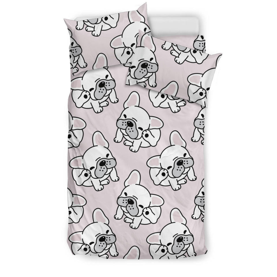 Cute French Bulldog Pattern Bedding Set