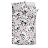 Cute French Bulldog Pattern Bedding Set