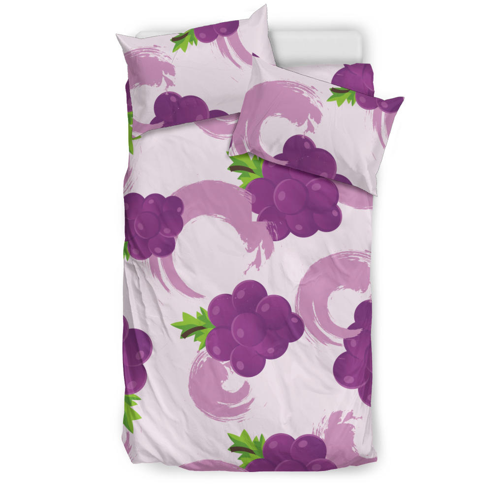 Cute Grape Pattern Bedding Set