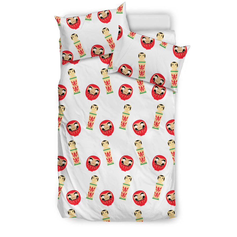 Daruma Japanese Wooden Doll Bedding Set