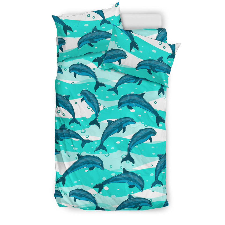 Dolphin Sea Pattern Bedding Set