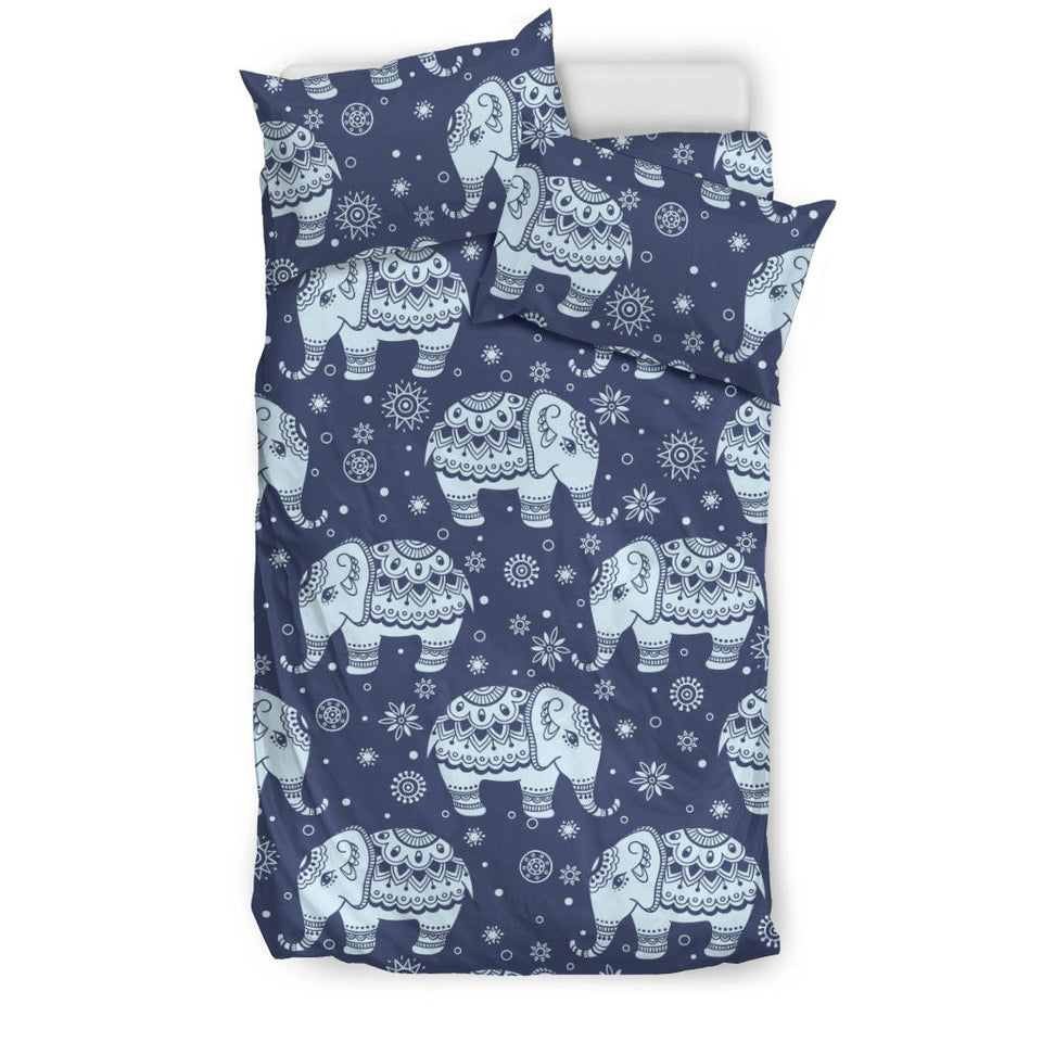 Elephant Tribal Design Pattern Bedding Set