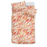 Fire Flame Watercolor Pattern Bedding Set