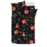 Fox Sleeping Fox Pattern Bedding Set