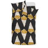 French Fries Dark Background Bedding Set