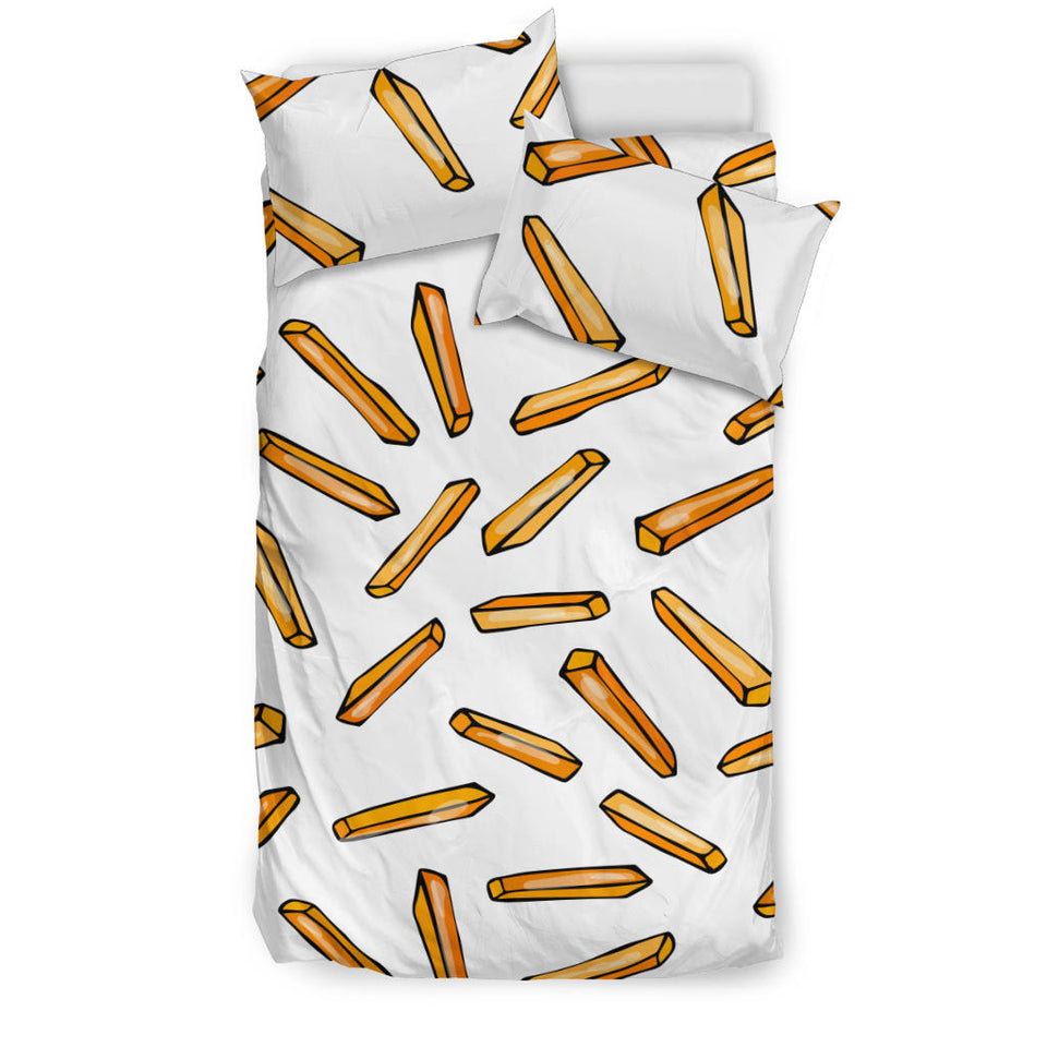 French Fries Potato Pattern Bedding Set