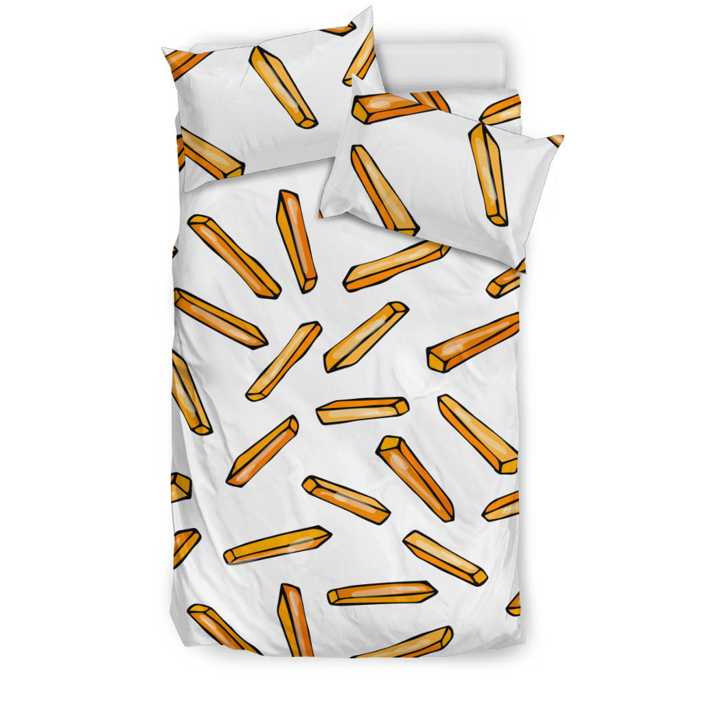 French Fries Potato Pattern Bedding Set
