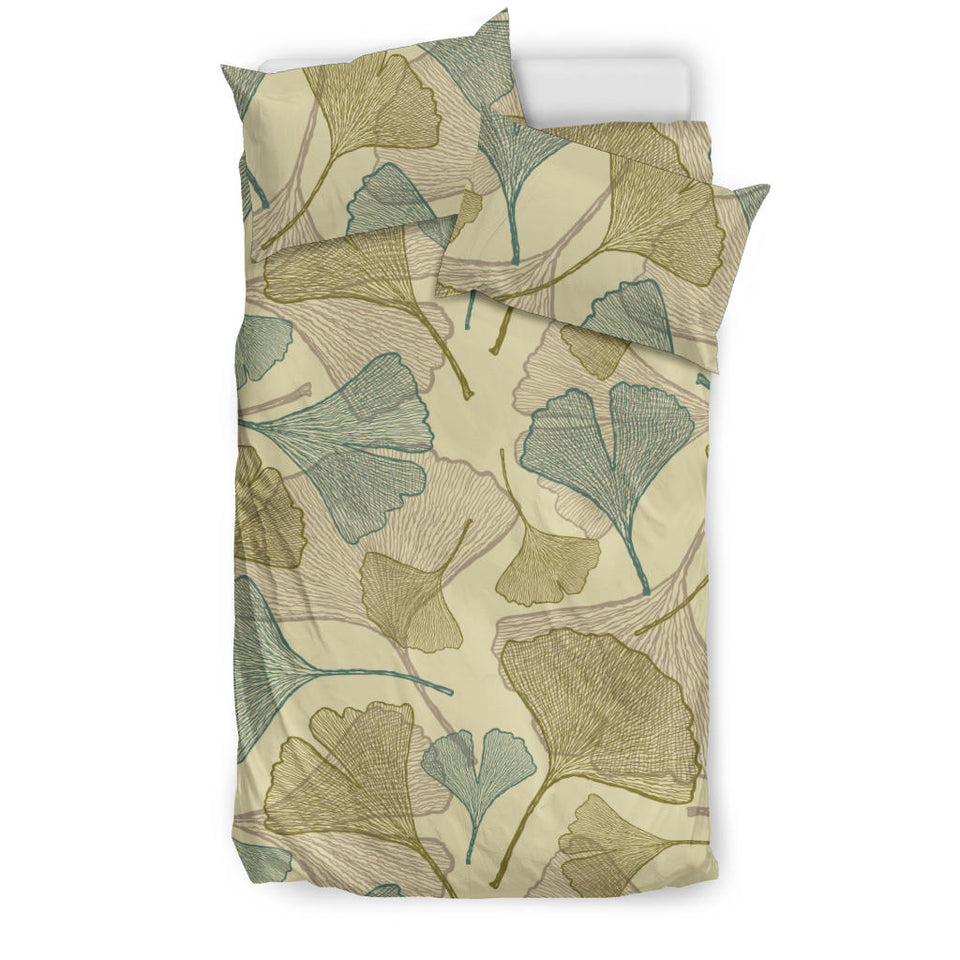 Ginkgo Leaves Design Pattern Bedding Set