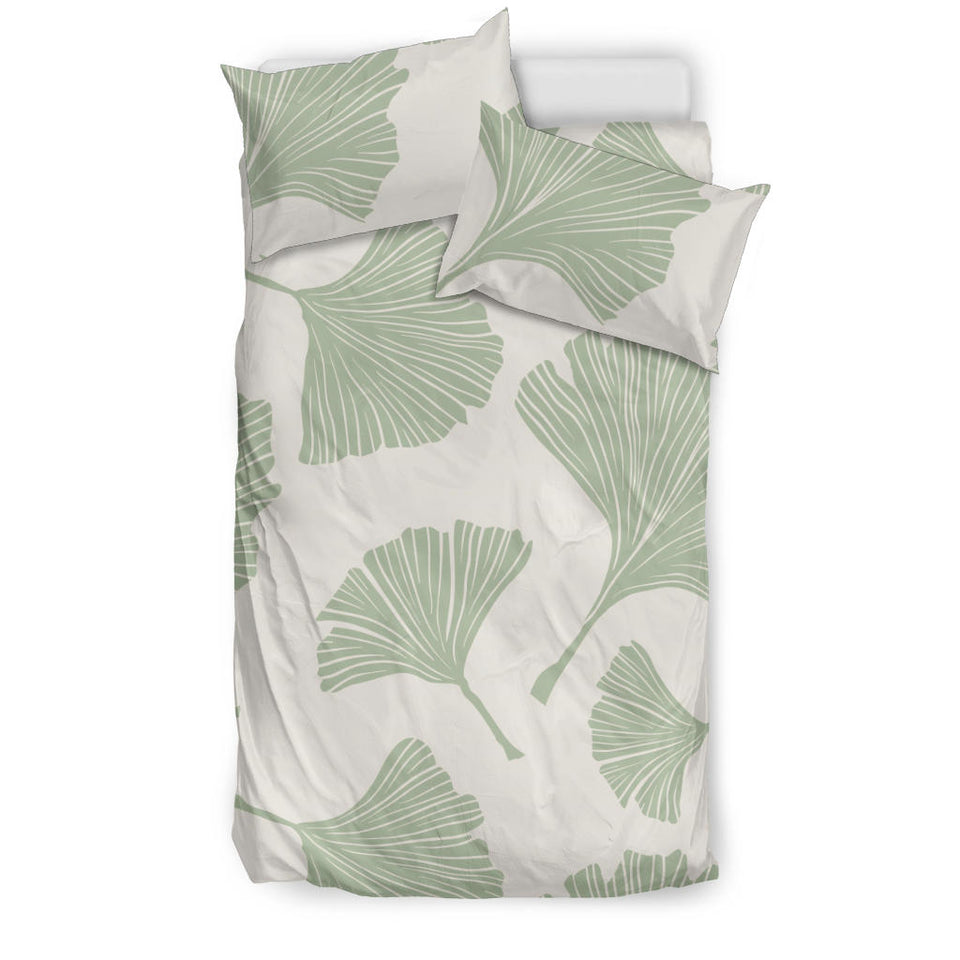 Ginkgo Leaves Pattern Bedding Set