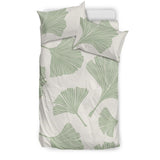 Ginkgo Leaves Pattern Bedding Set