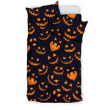 Halloween Pattern Pumpkin Background Bedding Set